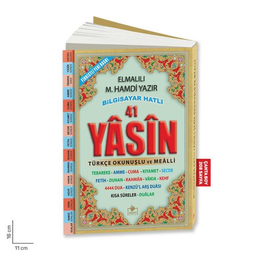 Merve Yasini Şerif Çanta Boy 208 Sayfa – Sarı Renk